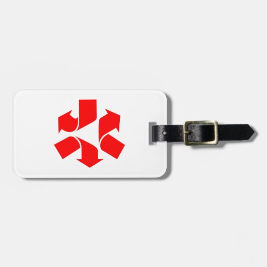 Symbool verwijderen bagagelabel (Voorkant horizontaal)