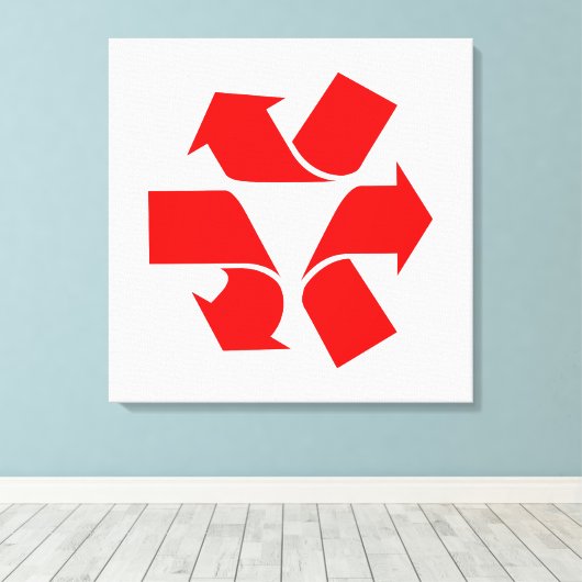 Symbool verwijderen canvas afdruk (Insitu (Houten vloer))