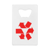 Symbool verwijderen creditkaart flessenopener (Achterkant)