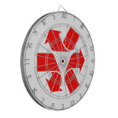 Symbool verwijderen dartbord (Voorkant Links)