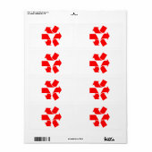 Symbool verwijderen etiket (Full Sheet)