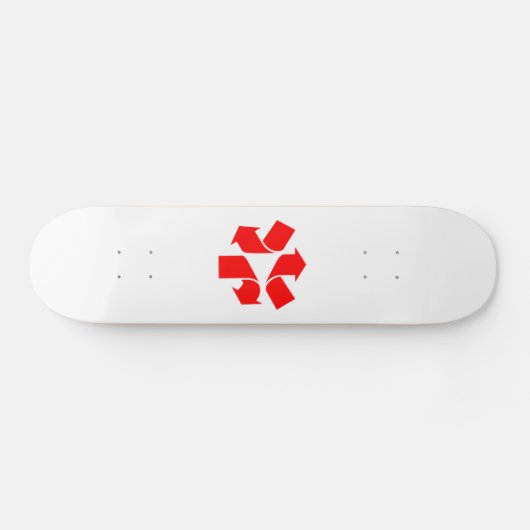 Symbool verwijderen persoonlijk skateboard (Horizontaal)