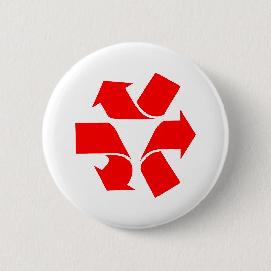 Symbool verwijderen ronde button 5,7 cm (Voorkant)