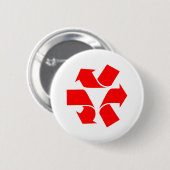 Symbool verwijderen ronde button 5,7 cm (Voorkant /achterkant)