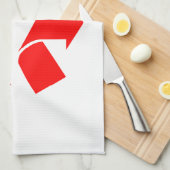 Symbool verwijderen theedoek (Quarter Fold)