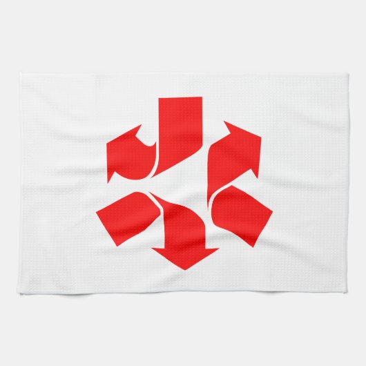 Symbool verwijderen theedoek (Horizontaal)