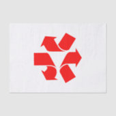 Symbool verwijderen tissuepapier (Voorkant)