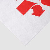 Symbool verwijderen tissuepapier (Detail)