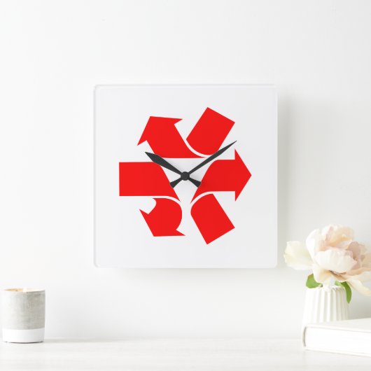 Symbool verwijderen vierkante klok (Huis)