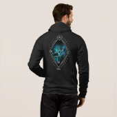 Symbool Virgo Constellation & Zodiac Hoodie (Achterkant volledig)