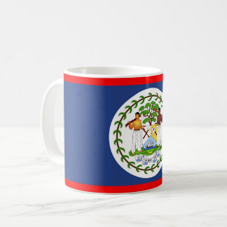 Symbool vlaggenland Belize Koffiemok