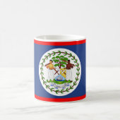 Symbool vlaggenland Belize Koffiemok (Center)