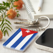 symbool vlaggenstaat cuba sleutelhanger (Voorkant Rechts)