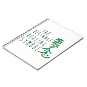 Symbool voor afstandsverwarming Reiki Notitieboek (Linkerzijde)