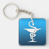 Symbool voor apotheker sleutelhanger (Voorkant)
