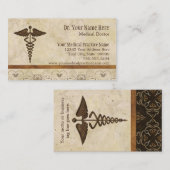 Symbool voor artsen en apothekers visitekaartje (Voorkant / Achterkant)