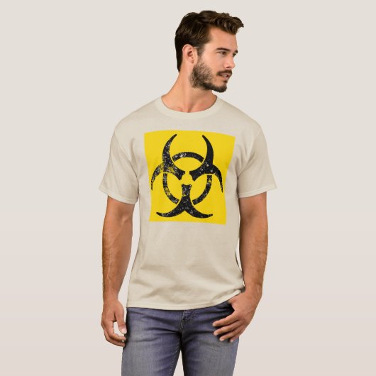 Symbool voor bedreigde biogevaren t-shirt (Voorkant volledig)