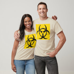 Symbool voor bedreigde biogevaren t-shirt