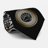 Symbool voor beer Paw Pride Stropdas (Opgerold)