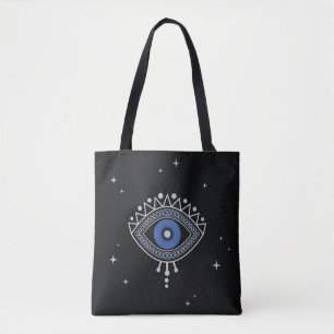 Symbool voor bescherming van het oog etnisch talis tote bag
