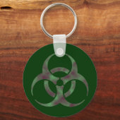 Symbool voor biogevaar Zombie Sleutelhanger (Voorkant)