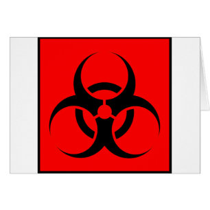 Symbool voor biorisicoseur of biogevaarsetiket Roo