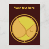 Symbool voor borstvoeding briefkaart (Voorkant)