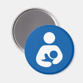 Symbool voor borstvoeding magneet (Voorkant / Achterkant)