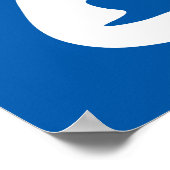 Symbool voor borstvoeding poster (Hoek)