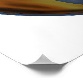 Symbool voor brand en water Yin en Yang Poster (Hoek)