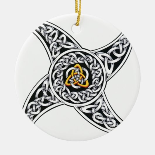 symbool voor celtische krijgers keramisch ornament (Voorkant)