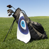 Symbool voor de bescherming van het naaldhoekje golfhanddoek (Groen)