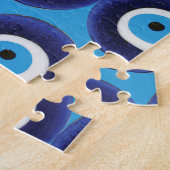 Symbool voor de bescherming van het naaldhoekje legpuzzel (Zijkant)