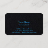 Symbool voor de bescherming van het naaldhoekje visitekaartje (Achterkant)