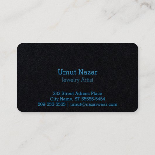 Symbool voor de bescherming van het naaldhoekje visitekaartje (Achterkant)