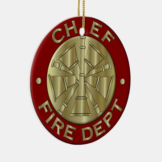 Symbool voor de brandweer keramisch ornament (Rechts)