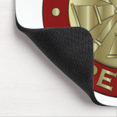 Symbool voor de brandweer muismat (Hoek)