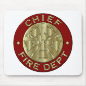 Symbool voor de brandweer muismat (Voorkant)