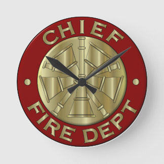 Symbool voor de brandweer ronde klok
