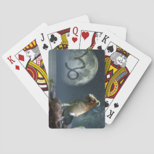 Symbool voor de dierentuin van Capricorn Pokerkaarten