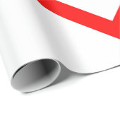 Symbool voor de gevarenzone cadeaupapier (Rol Hoek)