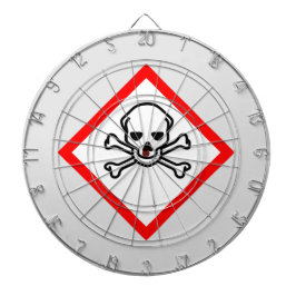 Symbool voor de gevarenzone dartbord