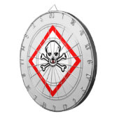 Symbool voor de gevarenzone dartbord (Voorkant Rechts)