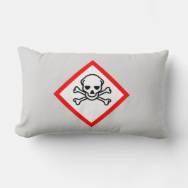 Symbool voor de gevarenzone kussen