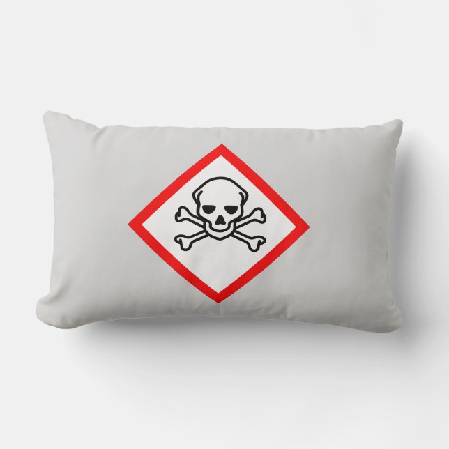 Symbool voor de gevarenzone kussen (Voorkant)