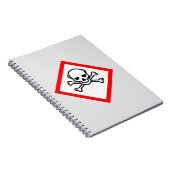 Symbool voor de gevarenzone notitieboek (Rechterzijde)