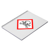 Symbool voor de gevarenzone notitieboek (Linkerzijde)