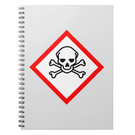 Symbool voor de gevarenzone notitieboek