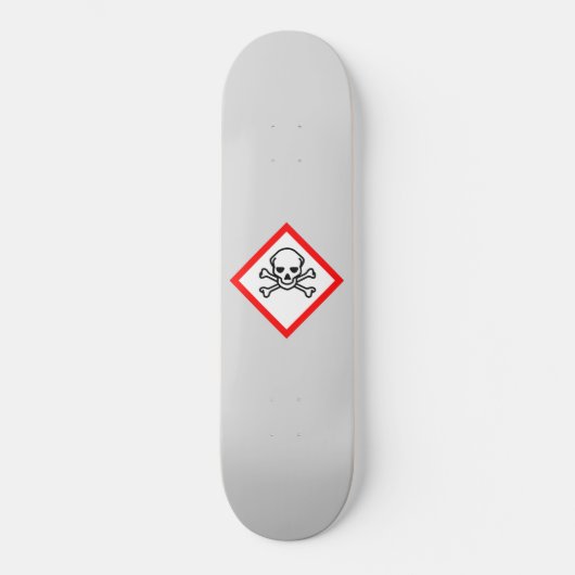 Symbool voor de gevarenzone persoonlijk skateboard (Voorkant)