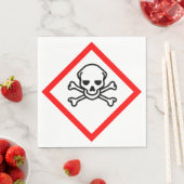 Symbool voor de gevarenzone servet (Insitu)